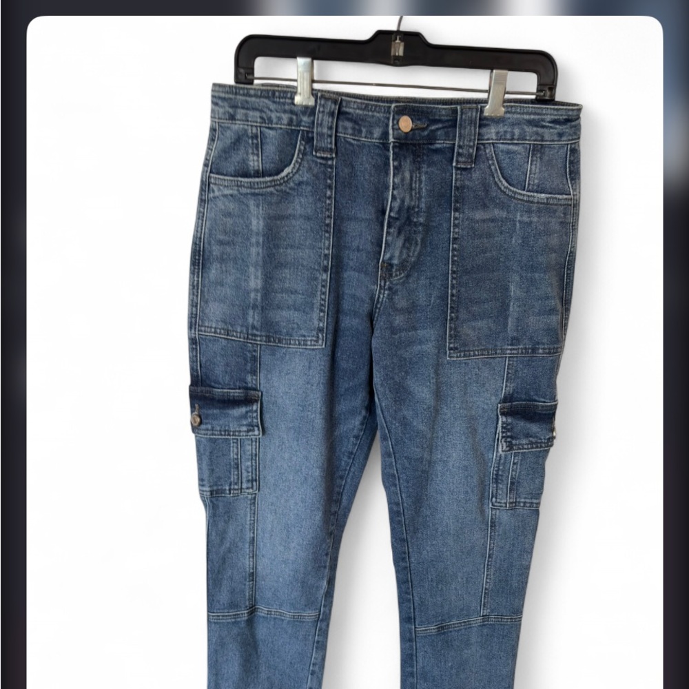 KanCan Blue Cargo Jeans